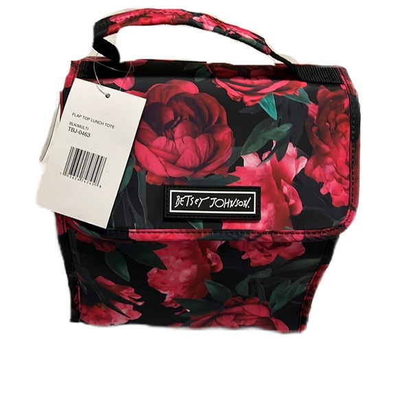 Betsey Johnson Other - NWT BETSEY JOHNSON Insulated Lunch Tote, Floral Print, One Size